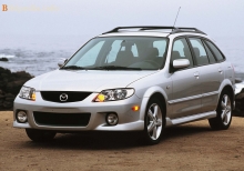 Aqueles. Características da Mazda Protege5 2001 - 2003